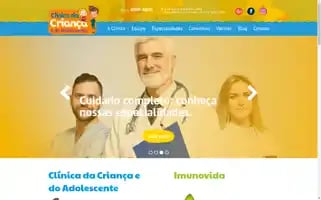 Clinicadacrianca.com.br Screenshot 2024-07-09 07:25:17