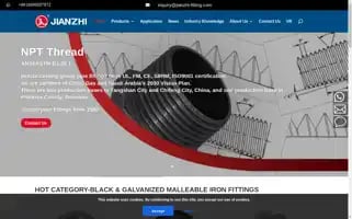 Jianzhipipefitting.com Screenshot 2024-06-17 20:55:54