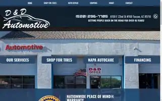 Danddautomotivetucson.com Screenshot 2024-05-15 19:17:34