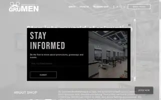 Grumenbarbershop.com Screenshot 2024-07-09 04:15:48