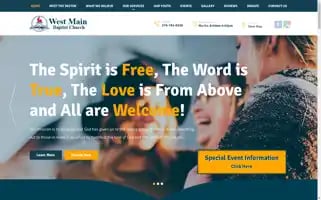 Westmainbaptistchurch.net Screenshot 2024-07-04 15:43:04