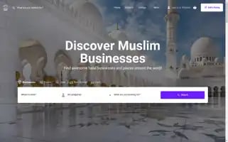 Muslimbusinessdirectory.io Screenshot 2024-05-22 09:59:10