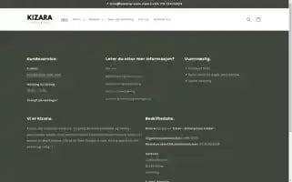 Kizara-oslo.com Screenshot 2024-05-03 20:53:57