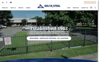 Deltasteel.com Screenshot 2024-05-15 19:40:27