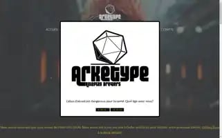 Arketype-brasserie.com Screenshot 2024-05-28 10:25:42