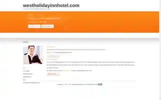 Westholidayinnhotel.com Screenshot 2024-04-17 04:26:41