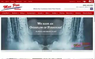 Maxpiesfurniture.com Screenshot 2024-05-16 07:17:18