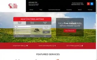 Cktireandservice.com Screenshot 2024-05-09 02:58:07