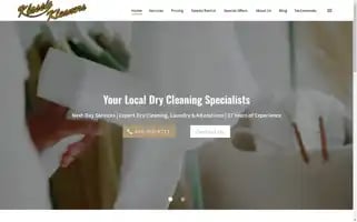 Klassickleaners.com Screenshot 2024-05-16 04:47:00