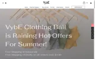Vybeclothingbali.com Screenshot 2024-05-18 18:59:05