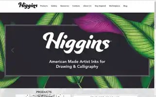 Higginsinks.com Screenshot 2024-07-01 14:22:17