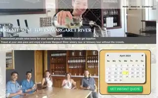 Privatewinetoursmargaretriver.com Screenshot 2024-04-17 05:45:45