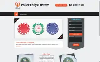 Pokerchipscustom.com.au Screenshot 2024-06-13 11:23:39