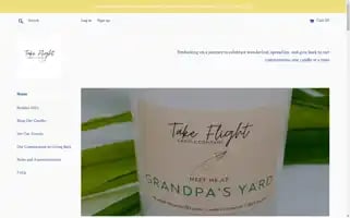 Takeflightcandles.com Screenshot 2024-04-26 00:11:00