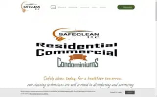 Safecleancleaning.com Screenshot 2024-07-08 22:33:50