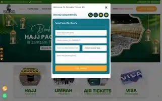 Zamzamtravelsbd.com Screenshot 2024-04-17 04:39:28