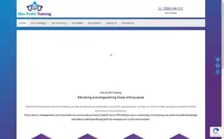 Nonprofittraining.com.au Screenshot 2024-06-13 19:46:36