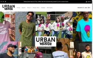 Urbanweirdoapparel.com Screenshot 2024-04-27 06:27:40