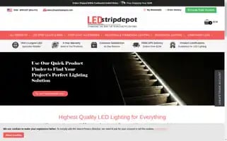 Ledstripdepot.com Screenshot 2024-04-23 12:10:54