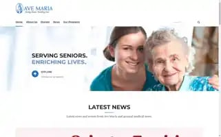 Avemariahome.org Screenshot 2024-06-12 09:09:35