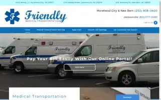 Friendlymedicaltransport.com Screenshot 2024-07-05 21:37:22