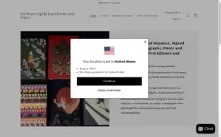 Northernlightsrarebooksandprints.com Screenshot 2024-05-03 21:41:27