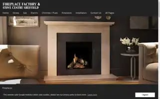 Fireplacefactoryoutlet.co.uk Screenshot 2024-05-15 22:10:07