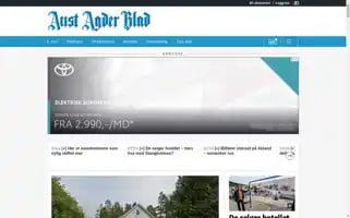 Austagderblad.no Screenshot 2024-07-09 08:06:15