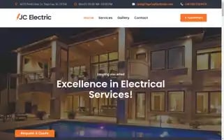 Tegacayelectrician.com Screenshot 2024-05-25 07:41:01