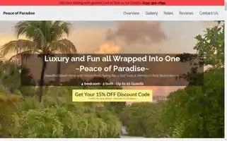 Peaceofparadisevacationrental.com Screenshot 2024-04-27 00:23:38