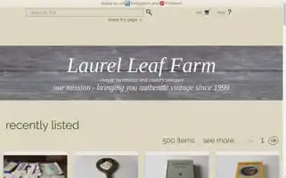 Laurelleaffarm.com Screenshot 2024-05-12 17:03:12