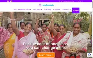 Yogagivesback.org Screenshot 2024-07-06 16:31:54