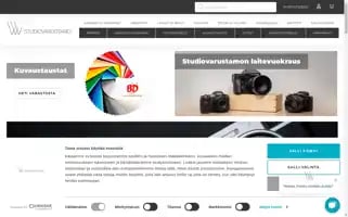 Studiovarustamo.fi Screenshot 2024-06-11 13:16:13