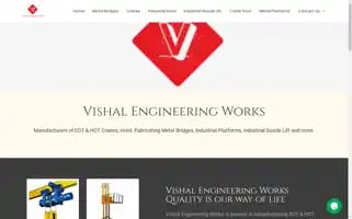 Vishalengineeringhyd.com Screenshot 2024-06-26 04:35:35