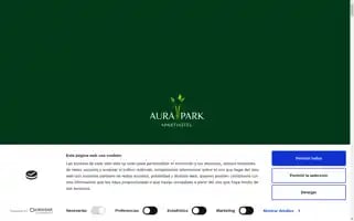 Auraparkaparthotel.com Screenshot 2024-04-14 11:28:58