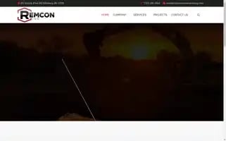 Remconexcavating.com Screenshot 2024-07-06 05:33:02