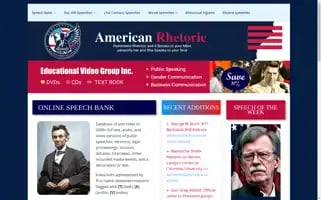 Americanrhetoric.com Screenshot 2024-05-08 12:30:47