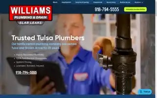 Williamsplumbing.com Screenshot 2024-05-17 00:03:10