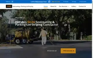 Sealcoatingandparkinglotstriping.com Screenshot 2024-04-17 18:45:21