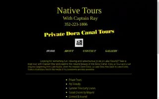 Captainraysnativetours.com Screenshot 2024-04-16 09:34:18