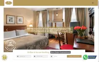Istanbulhotelsarikonak.com Screenshot 2024-04-15 08:22:11