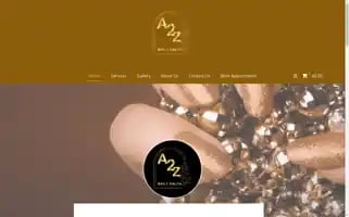 A2znailssalon.com Screenshot 2024-05-21 13:49:59