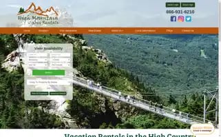 Highmountaincabinrentals.com Screenshot 2024-06-13 14:36:39