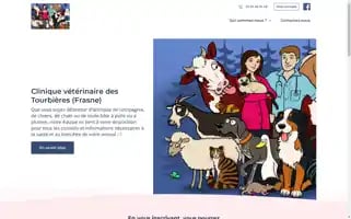 Cliniqueveterinairedestourbieres.fr Screenshot 2024-04-17 14:22:24
