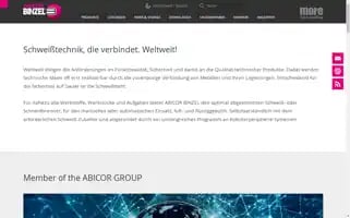 Binzel-abicor.com Screenshot 2024-06-25 23:40:55
