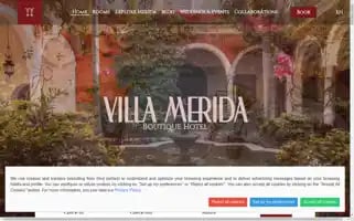 Villameridaboutiquehotel.com Screenshot 2024-04-24 03:01:19