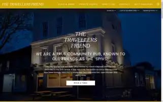 Thetravellersfriendwoodford.co.uk Screenshot 2024-04-17 10:00:43