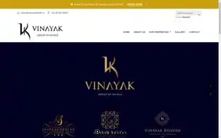 Vinayakhotels.in Screenshot 2024-04-26 02:16:49