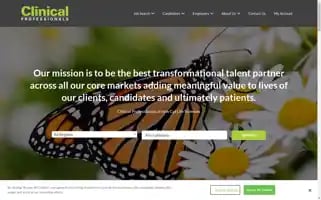 Clinicalprofessionals.co.uk Screenshot 2024-07-02 17:54:31