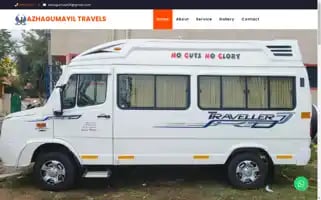 Azhagumayiltravels.com Screenshot 2024-04-16 17:27:50
